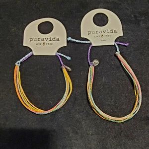 Pura Vida "Hakuna Matata" bracelet + anklet set